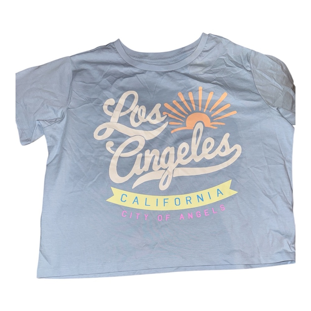 Los Angeles Kids‎ Tee - Sky Blue